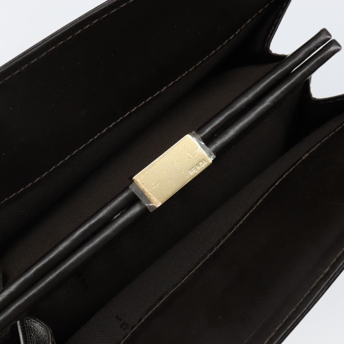 Fendi Fendi Vintage Top Handle Bag Leather Size ONE SIZE - 16 Thumbnail