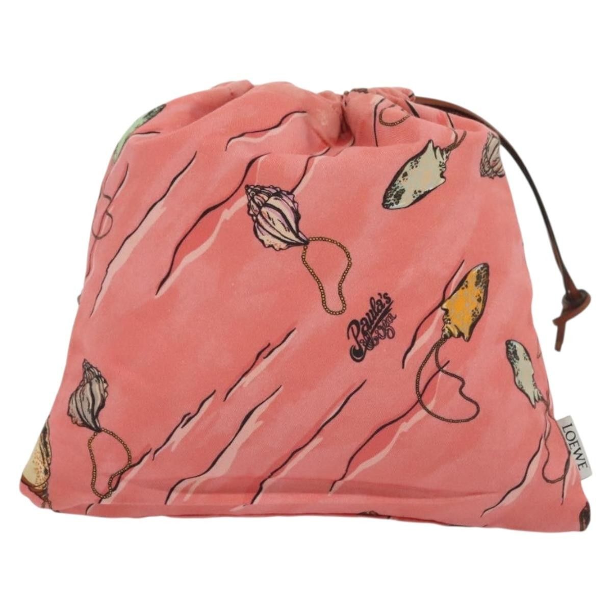 Loewe Loewe Drawstring Pouch Printed Canvas Size ONE SIZE - 2 Thumbnail