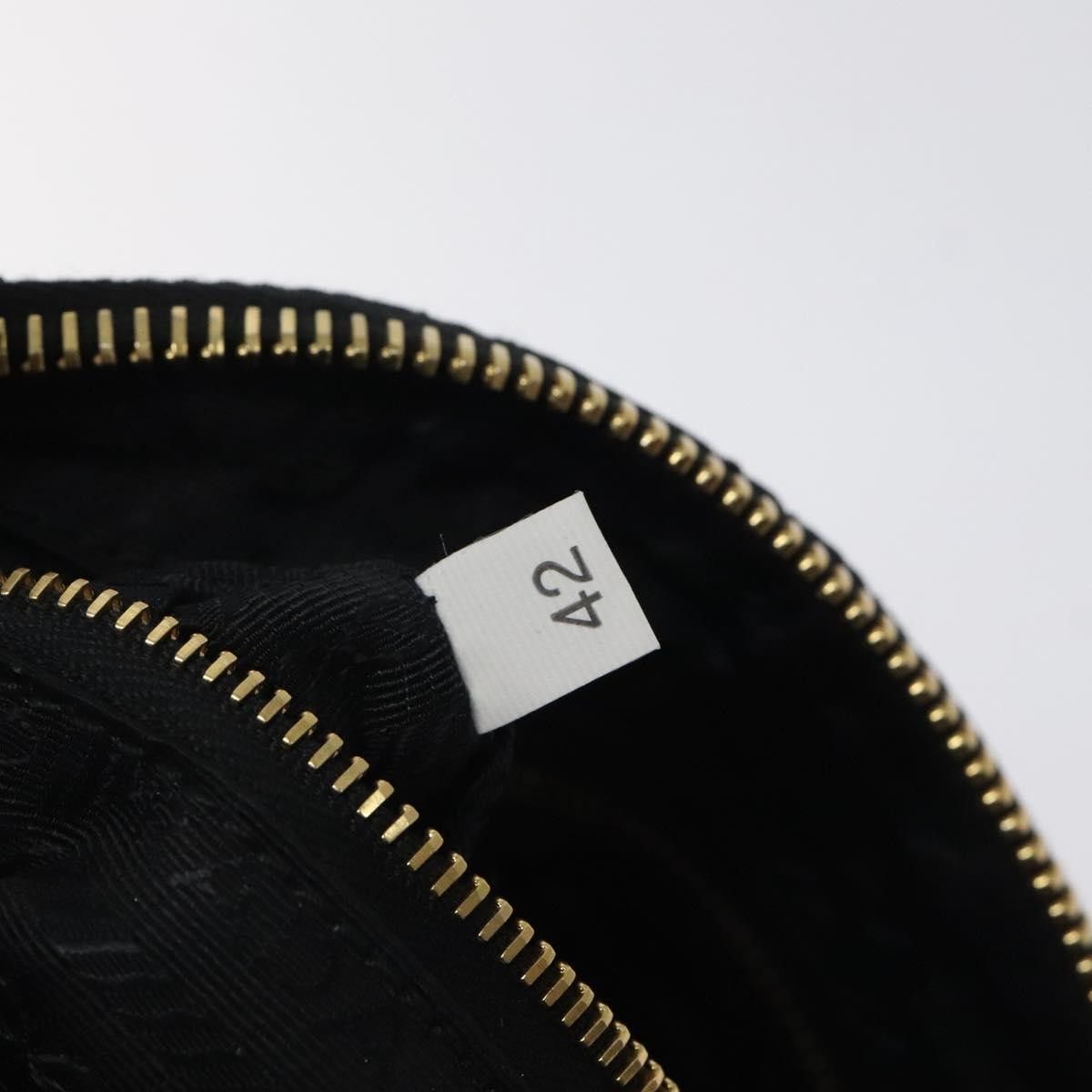 Prada Prada Vintage Pouch Embroidery Nylon Size ONE SIZE - 7 Thumbnail