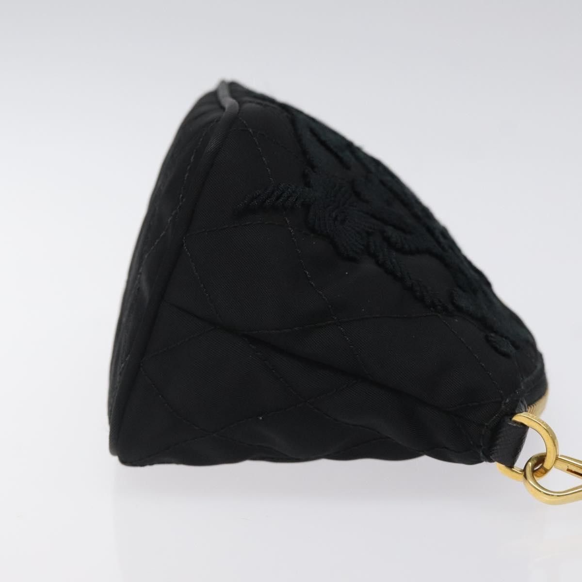 Prada Prada Vintage Pouch Embroidery Nylon Size ONE SIZE - 3 Thumbnail