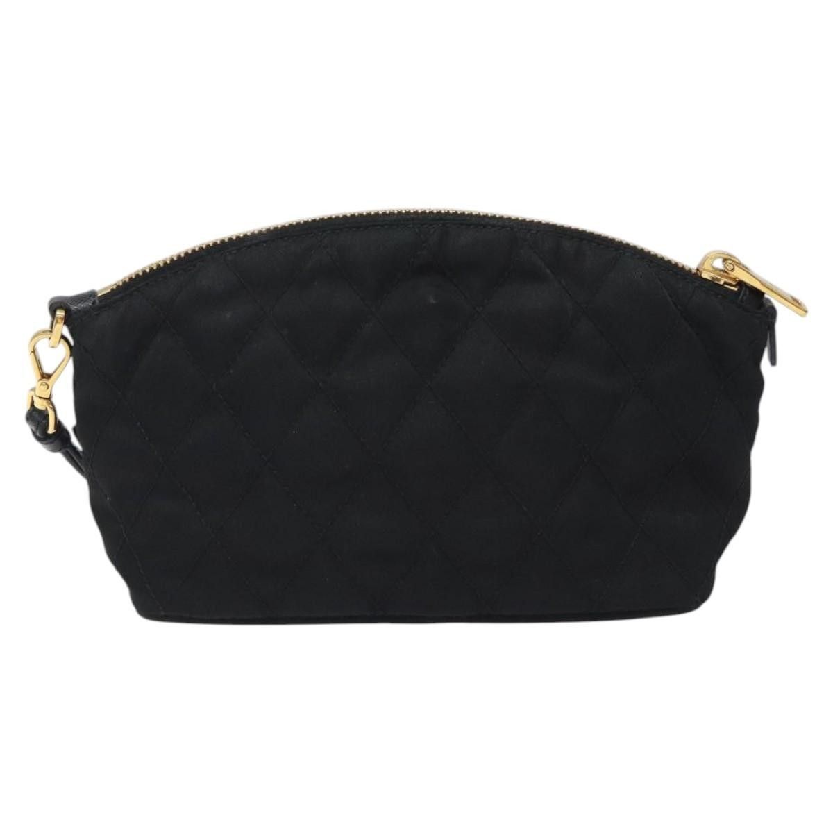 Prada Prada Vintage Pouch Embroidery Nylon Size ONE SIZE - 2 Thumbnail
