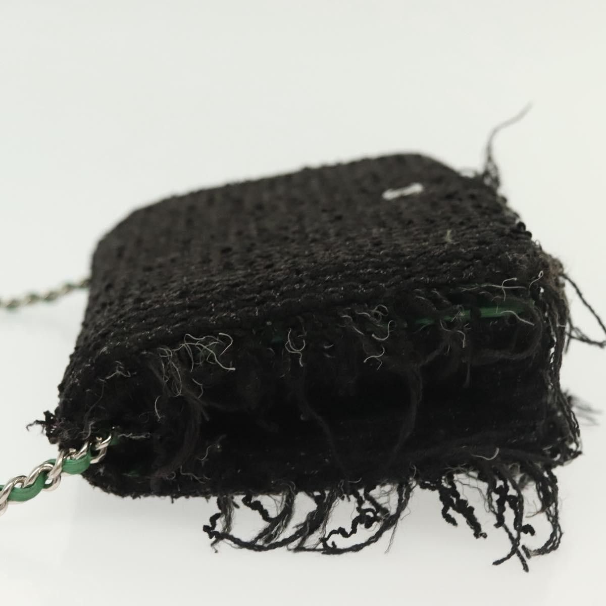 Chanel Chanel Wallet on Chain Fringe Tweed Size ONE SIZE - 4 Thumbnail