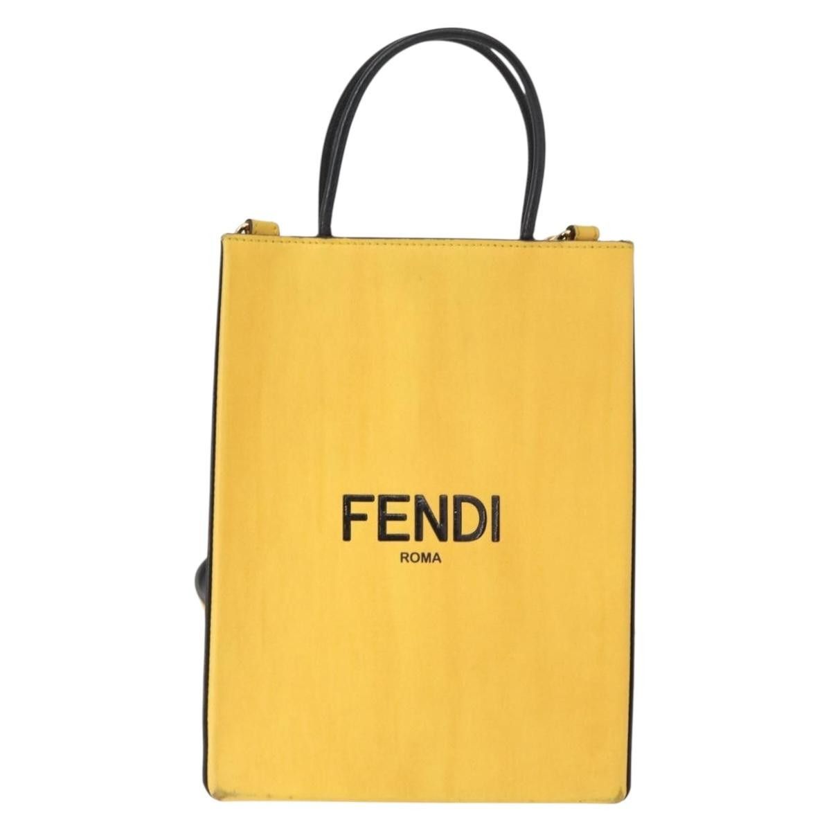 Fendi Fendi Pack Shopping Tote Leather Size ONE SIZE - 15 Thumbnail