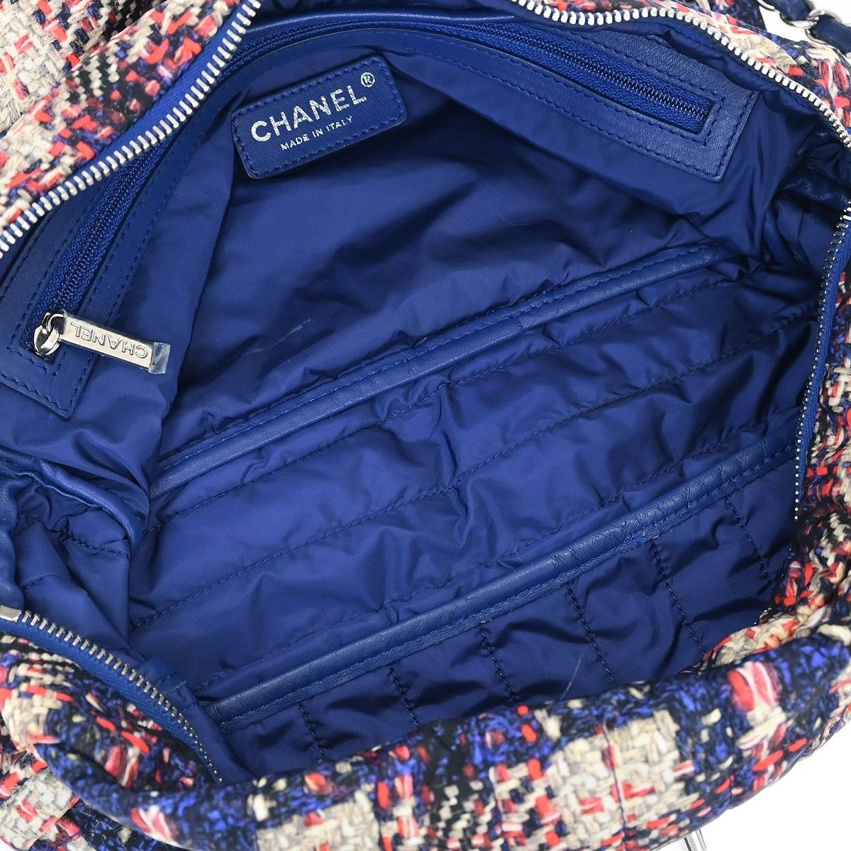 Chanel Chanel Classic Single Flap Bag Quilted Tweed Size ONE SIZE - 3 Thumbnail