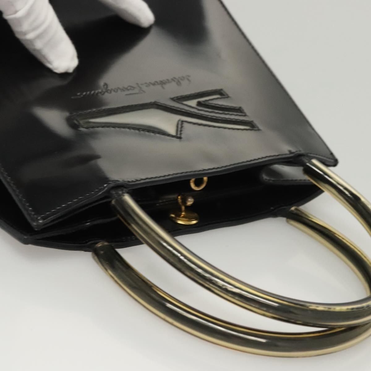 Salvatore Ferragamo Salvatore Ferragamo Wanda Tote Patent Leather Size ONE SIZE - 15 Thumbnail