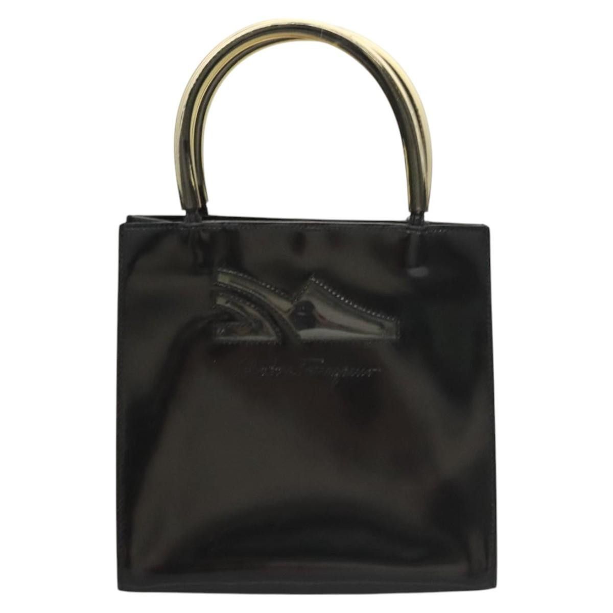 Salvatore Ferragamo Salvatore Ferragamo Wanda Tote Patent Leather Size ONE SIZE - 18 Thumbnail
