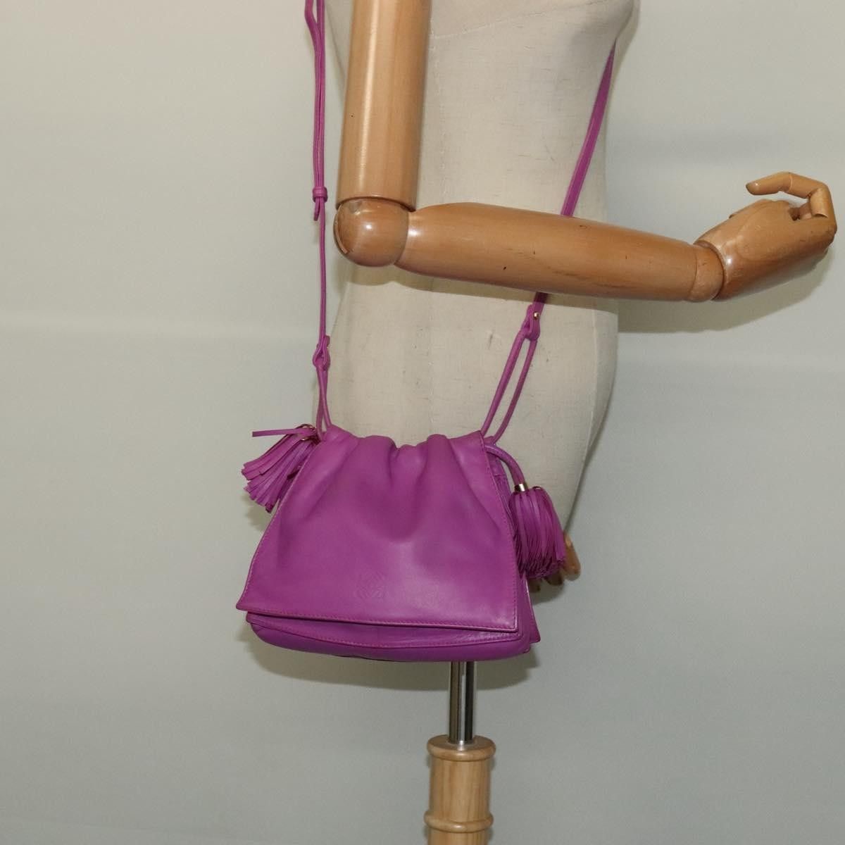 Loewe Loewe Flamenco Crossbody Bag Leather Size ONE SIZE - 13 Thumbnail