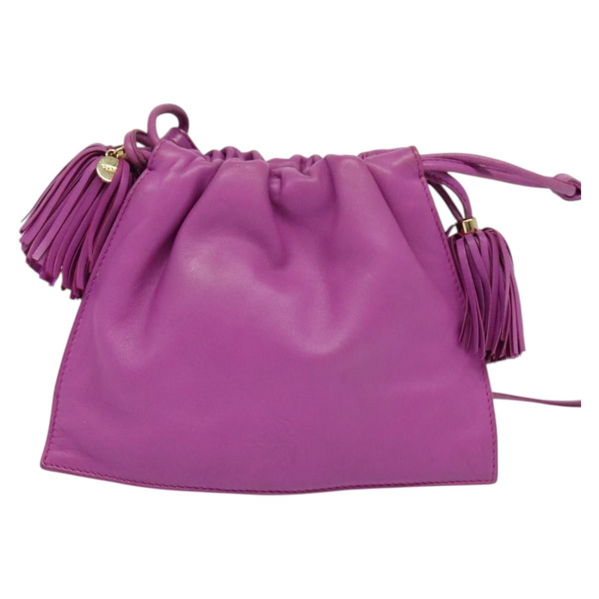 Loewe Loewe Flamenco Crossbody Bag Leather Size ONE SIZE - 16 Thumbnail