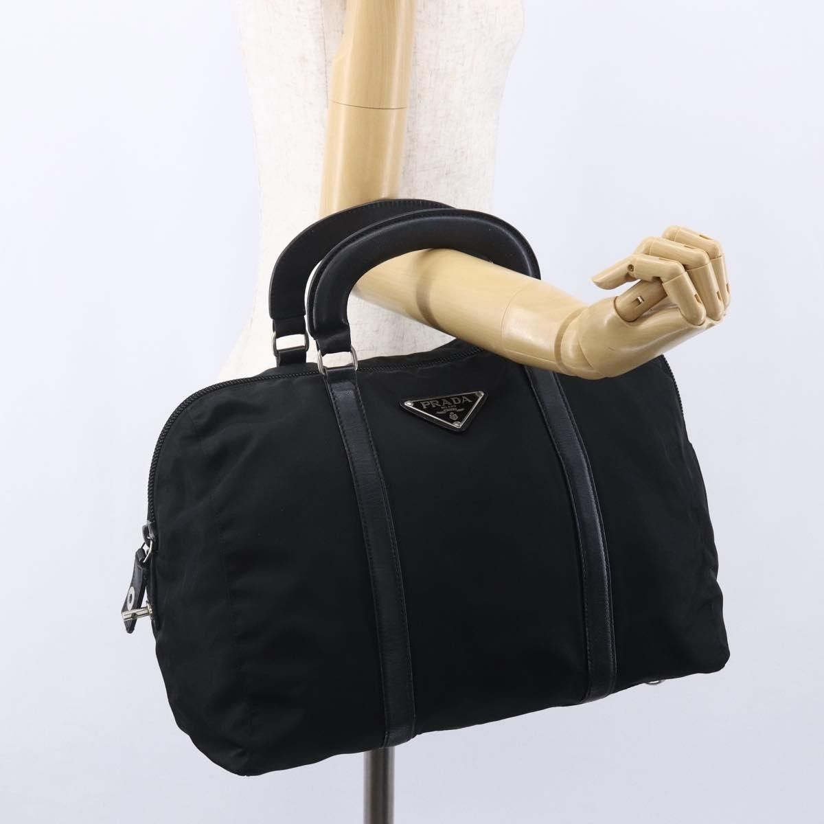 Prada Prada Vintage Zip Handbag Tessuto Size ONE SIZE - 14 Thumbnail