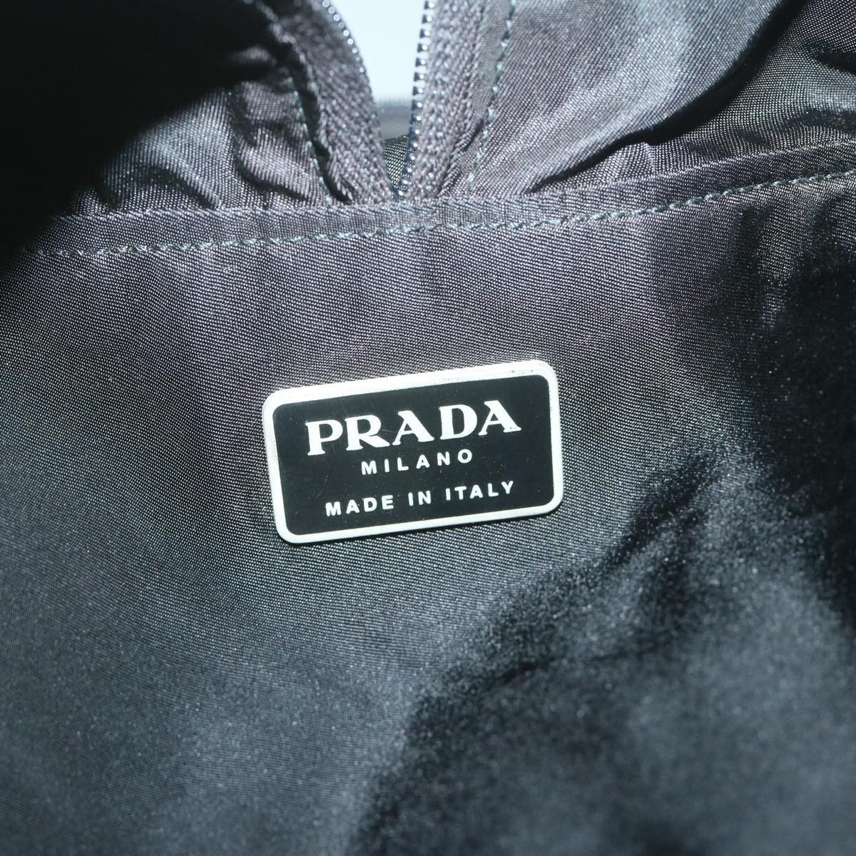 Prada Prada Vintage Zip Handbag Tessuto Size ONE SIZE - 6 Thumbnail