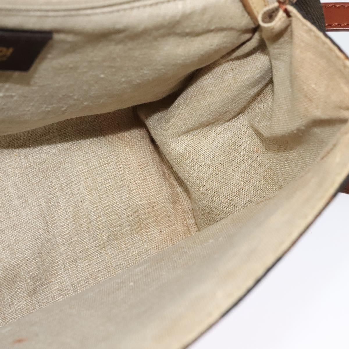 Fendi Fendi Silvana Bag Leather with Pequin Canvas Size ONE SIZE - 20 Thumbnail
