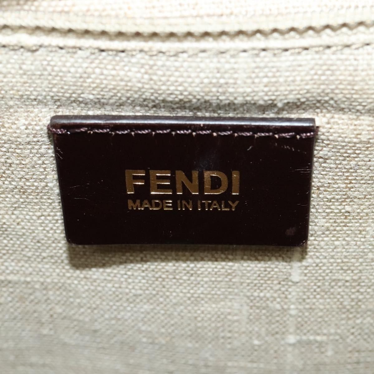 Fendi Fendi Silvana Bag Leather with Pequin Canvas Size ONE SIZE - 6 Thumbnail
