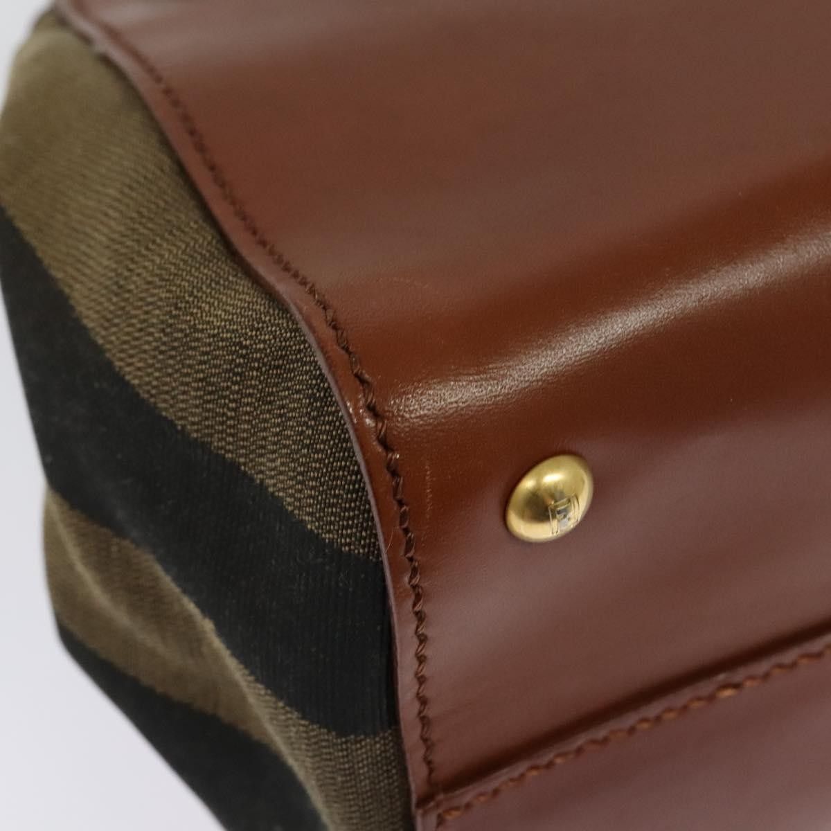 Fendi Fendi Silvana Bag Leather with Pequin Canvas Size ONE SIZE - 11 Thumbnail