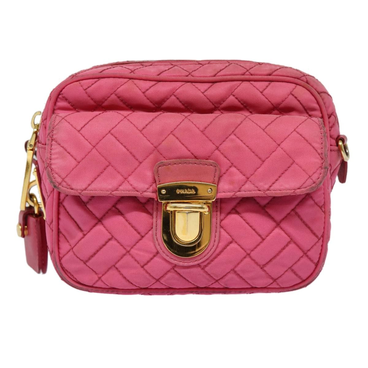 Prada Prada Vintage Shoulder Bag Quilted Tessuto Size ONE SIZE - 19 Thumbnail