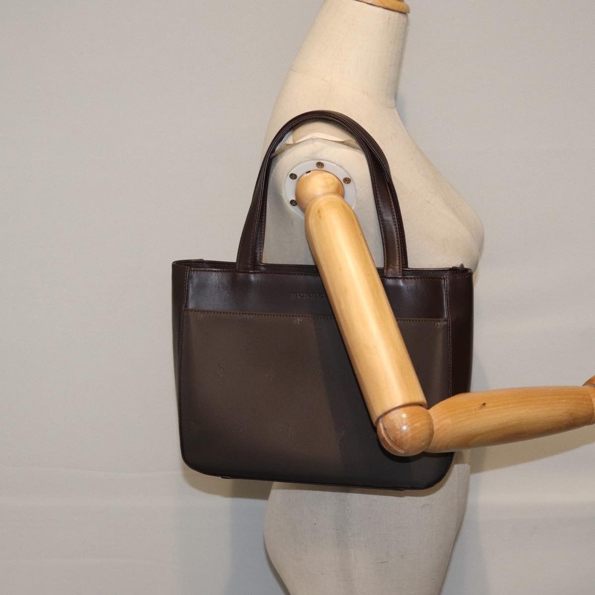 Burberry Burberry Vintage Handbag Leather Size ONE SIZE - 13 Thumbnail