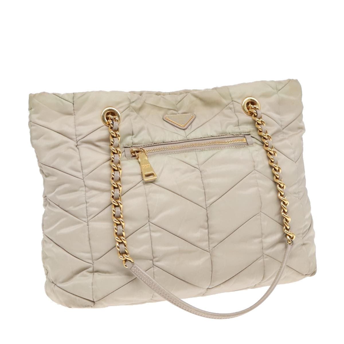 Prada Prada Chain Front Zip Tote Quilted Tessuto Size ONE SIZE - 20 Thumbnail