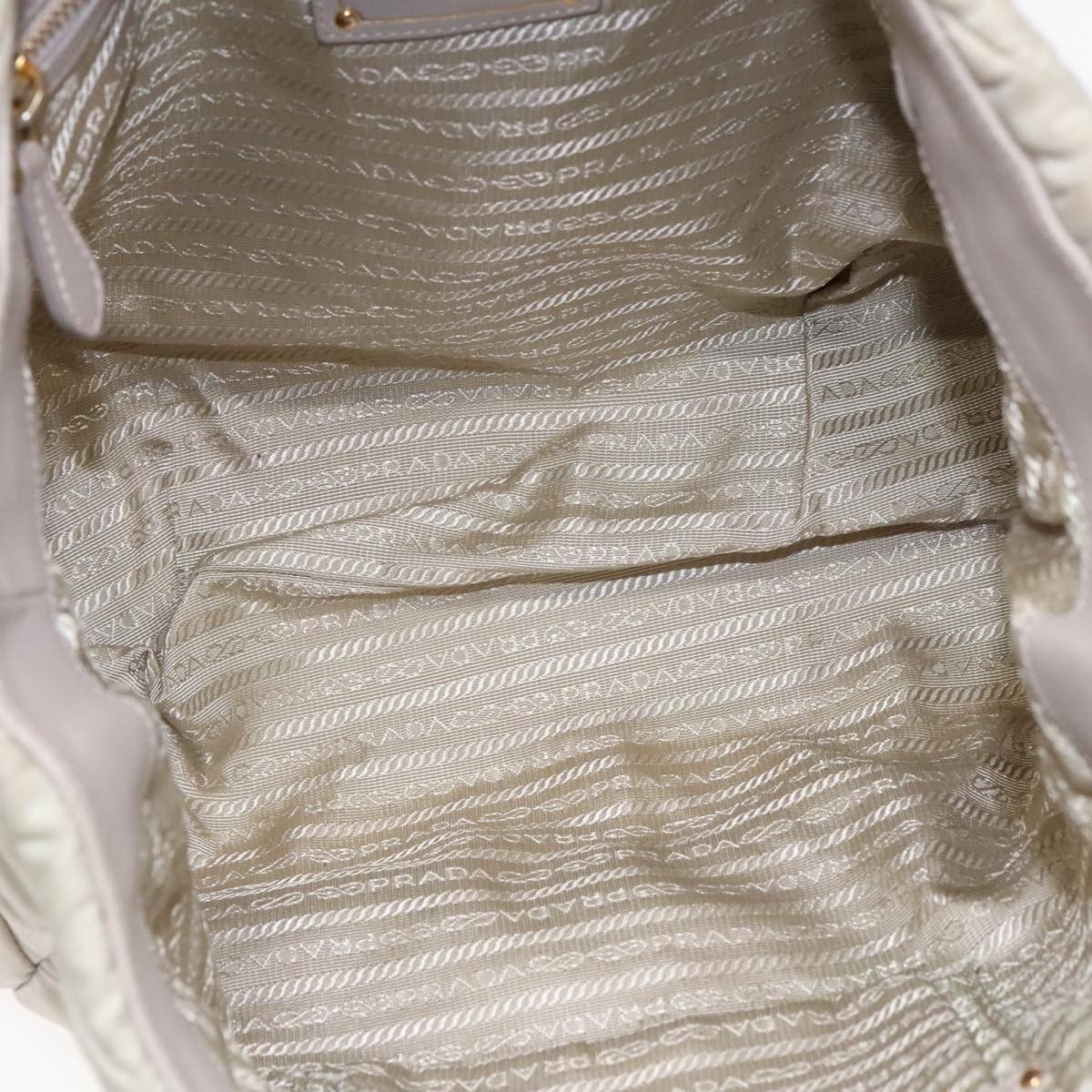 Prada Prada Chain Front Zip Tote Quilted Tessuto Size ONE SIZE - 5 Thumbnail