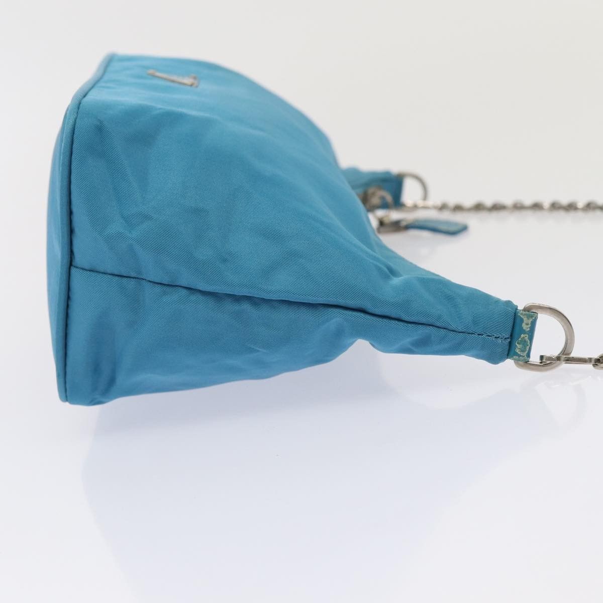 Prada Prada Vintage Chain Shoulder Bag Tessuto Size ONE SIZE - 3 Thumbnail