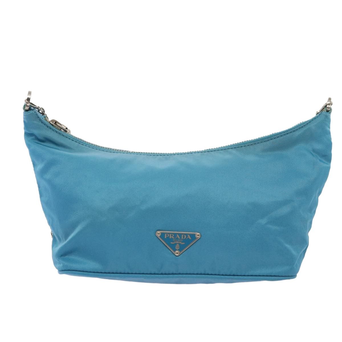 Prada Prada Vintage Chain Shoulder Bag Tessuto Size ONE SIZE - 18 Thumbnail