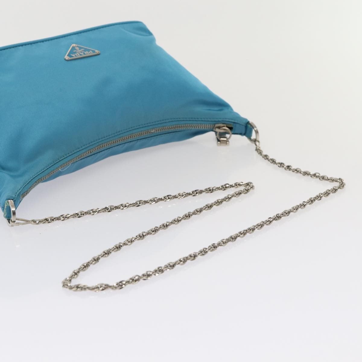 Prada Prada Vintage Chain Shoulder Bag Tessuto Size ONE SIZE - 8 Thumbnail