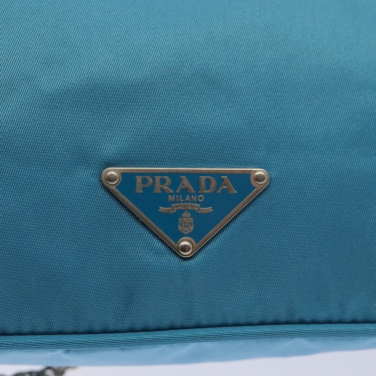 Prada Prada Vintage Chain Shoulder Bag Tessuto Size ONE SIZE - 19 Thumbnail