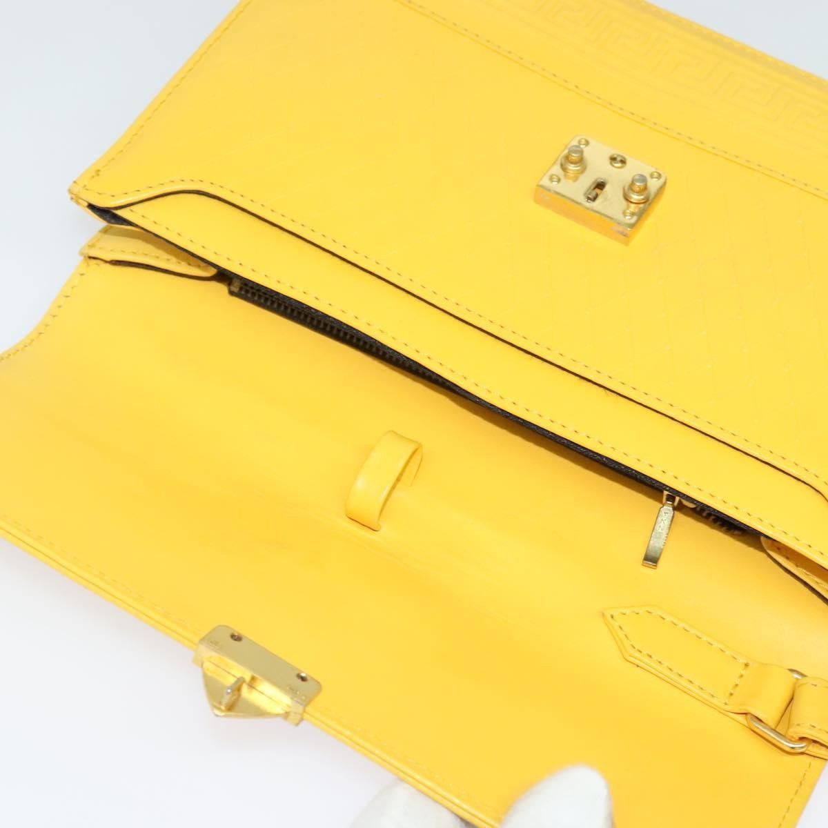 Versace Versace Wristlet Pouch Leather Size ONE SIZE - 14 Thumbnail