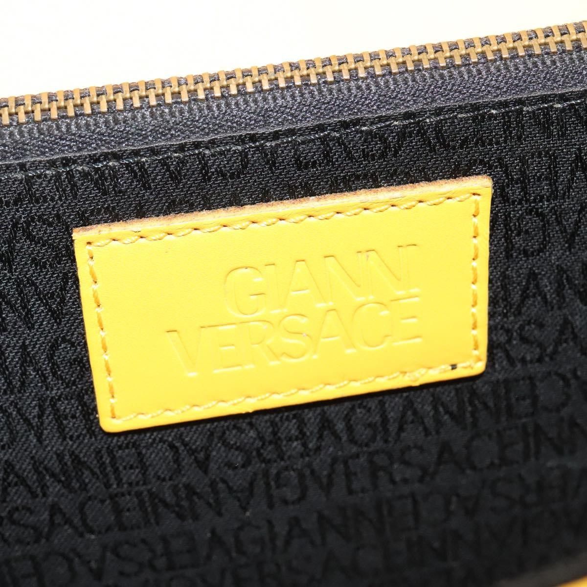 Versace Versace Wristlet Pouch Leather Size ONE SIZE - 6 Thumbnail