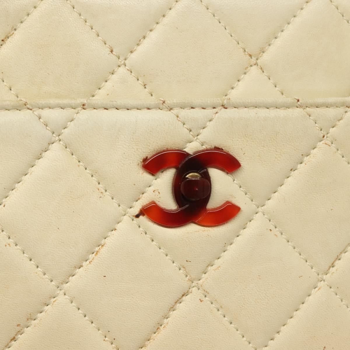 Chanel Chanel Vintage CC Front Pocket Tote Quilted Leather Size ONE SIZE - 14 Thumbnail