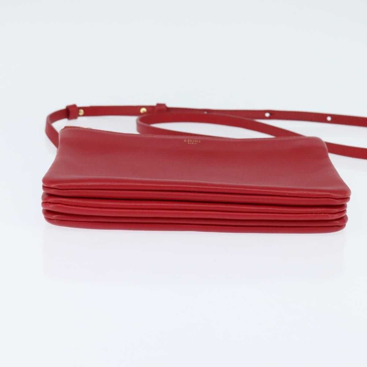 Celine Celine Trio Crossbody Bag Leather Size ONE SIZE - 13 Thumbnail