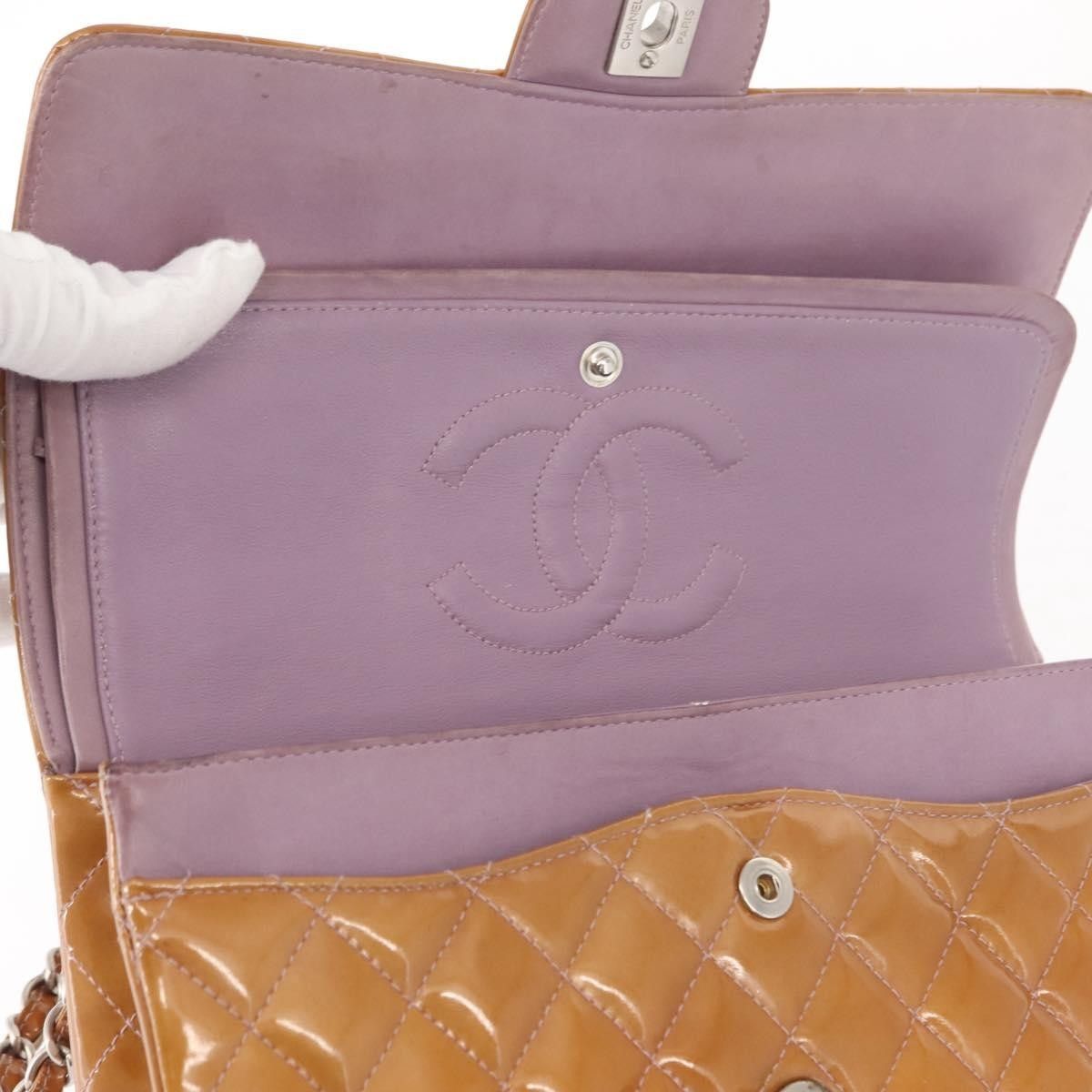 Chanel Chanel Vintage Classic Double Flap Bag Quilted Patent Size ONE SIZE - 23 Thumbnail
