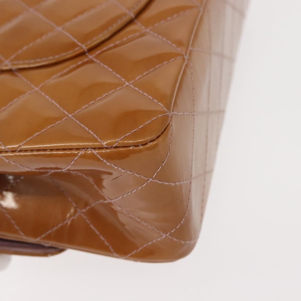 Chanel Chanel Vintage Classic Double Flap Bag Quilted Patent Size ONE SIZE - 11 Thumbnail