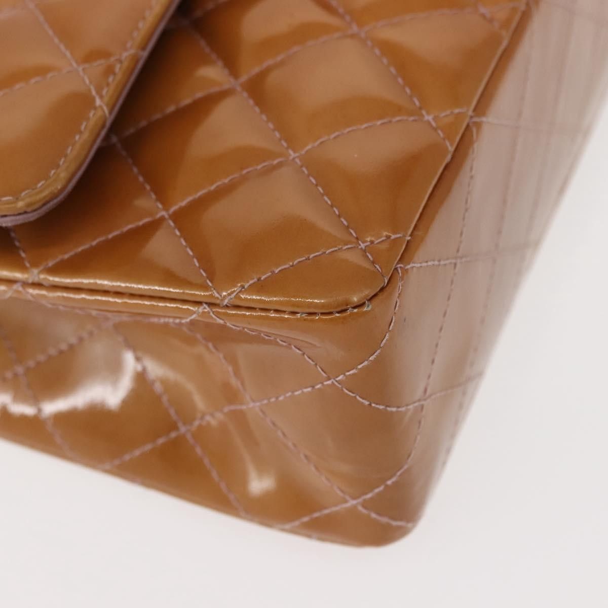 Chanel Chanel Vintage Classic Double Flap Bag Quilted Patent Size ONE SIZE - 12 Thumbnail