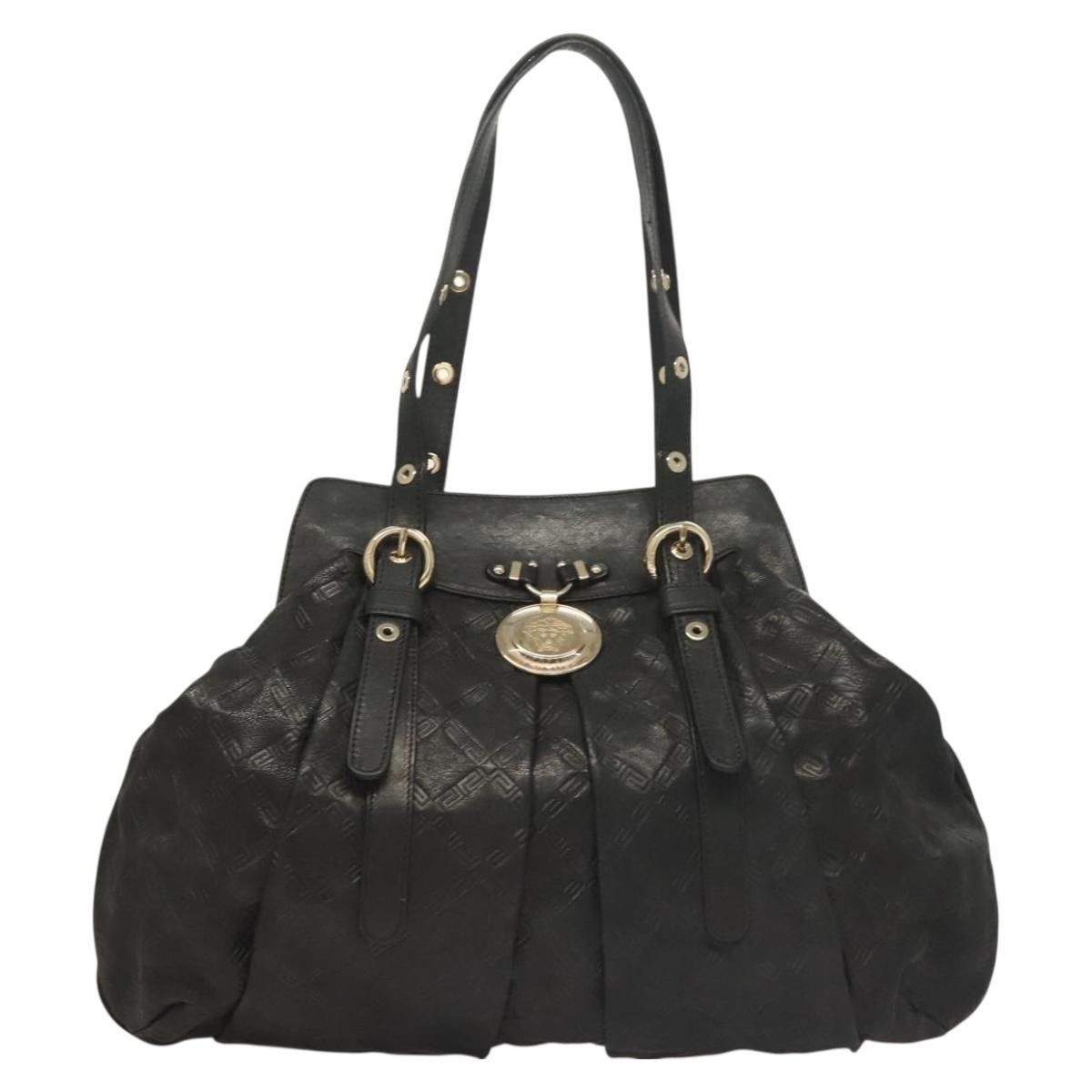Versace Versace Medusa Tote Leather Size ONE SIZE - 17 Thumbnail