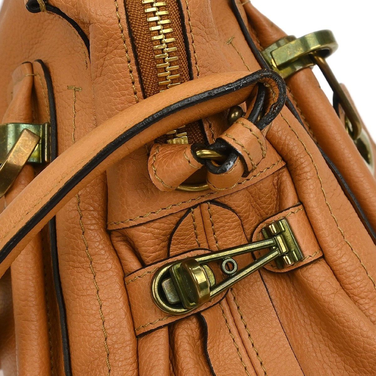Chloe Chloe Paraty Top Handle Bag Leather Size ONE SIZE - 7 Thumbnail