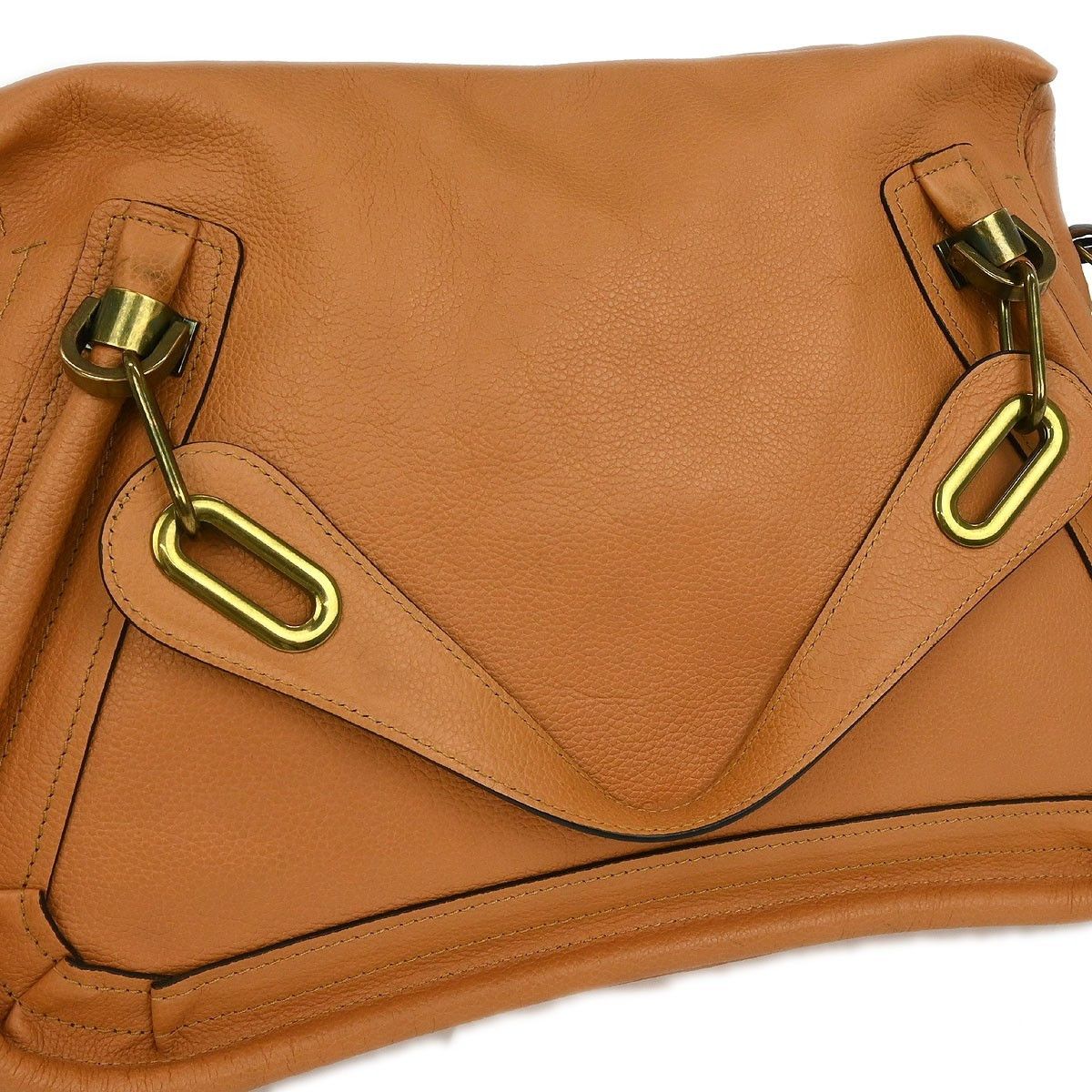 Chloe Chloe Paraty Top Handle Bag Leather Size ONE SIZE - 9 Thumbnail