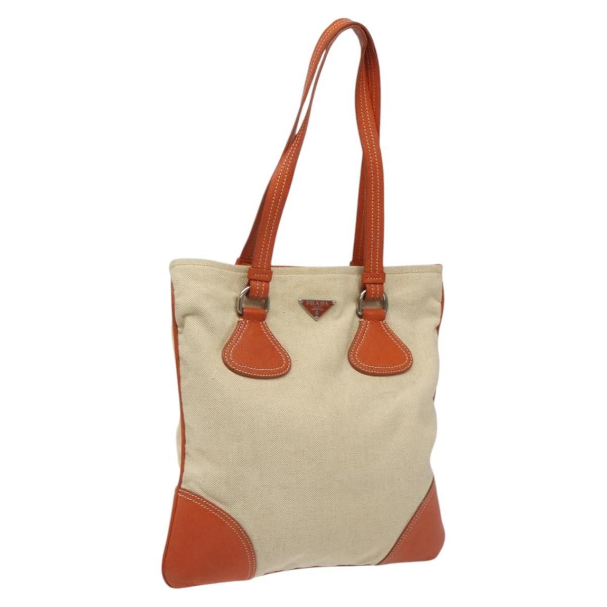 Prada Prada Vintage Handbag Canvas and Leather Size ONE SIZE - 18 Thumbnail