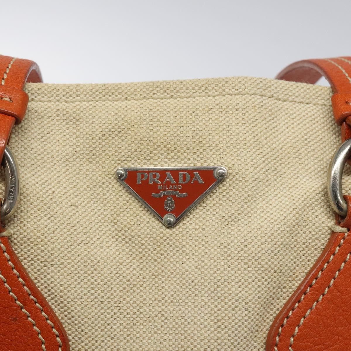 Prada Prada Vintage Handbag Canvas and Leather Size ONE SIZE - 19 Thumbnail