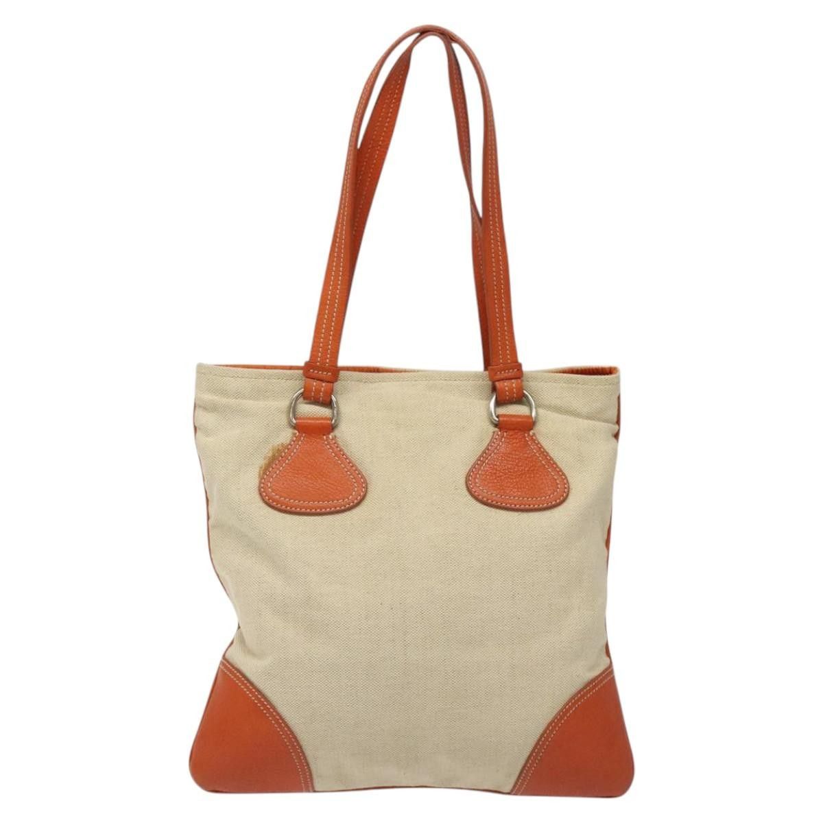 Prada Prada Vintage Handbag Canvas and Leather Size ONE SIZE - 2 Thumbnail