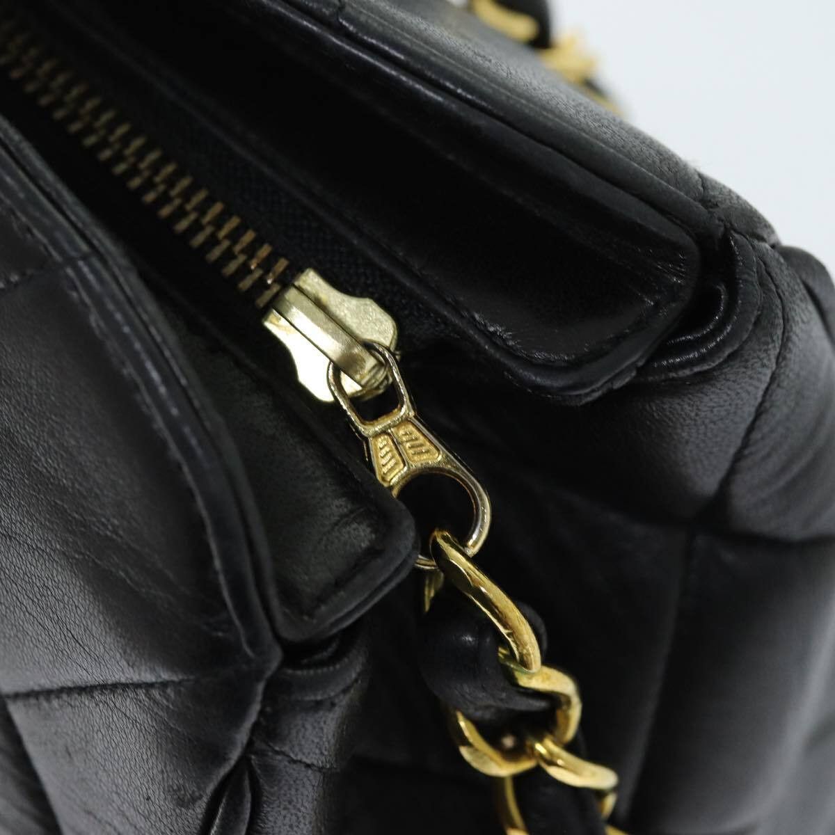 Chanel Chanel Vintage Chain Shoulder Bag Quilted Lambskin Size ONE SIZE - 15 Thumbnail