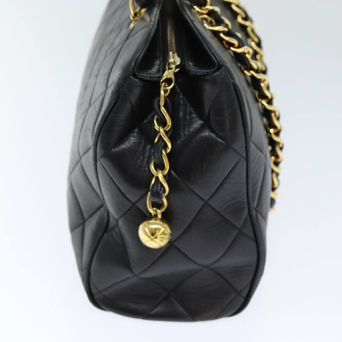 Chanel Chanel Vintage Chain Shoulder Bag Quilted Lambskin Size ONE SIZE - 4 Thumbnail