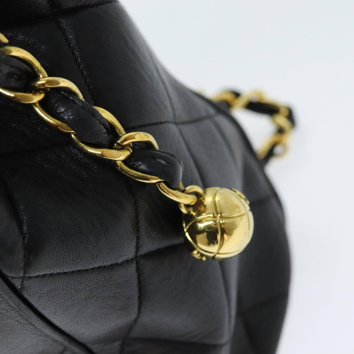 Chanel Chanel Vintage Chain Shoulder Bag Quilted Lambskin Size ONE SIZE - 13 Thumbnail
