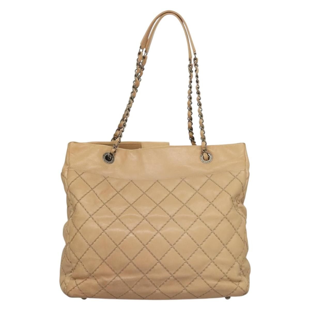 Chanel Chanel Petite Shopping Tote Quilted Calfskin Size ONE SIZE - 2 Thumbnail