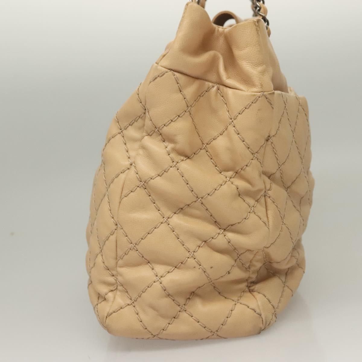 Chanel Chanel Petite Shopping Tote Quilted Calfskin Size ONE SIZE - 4 Thumbnail
