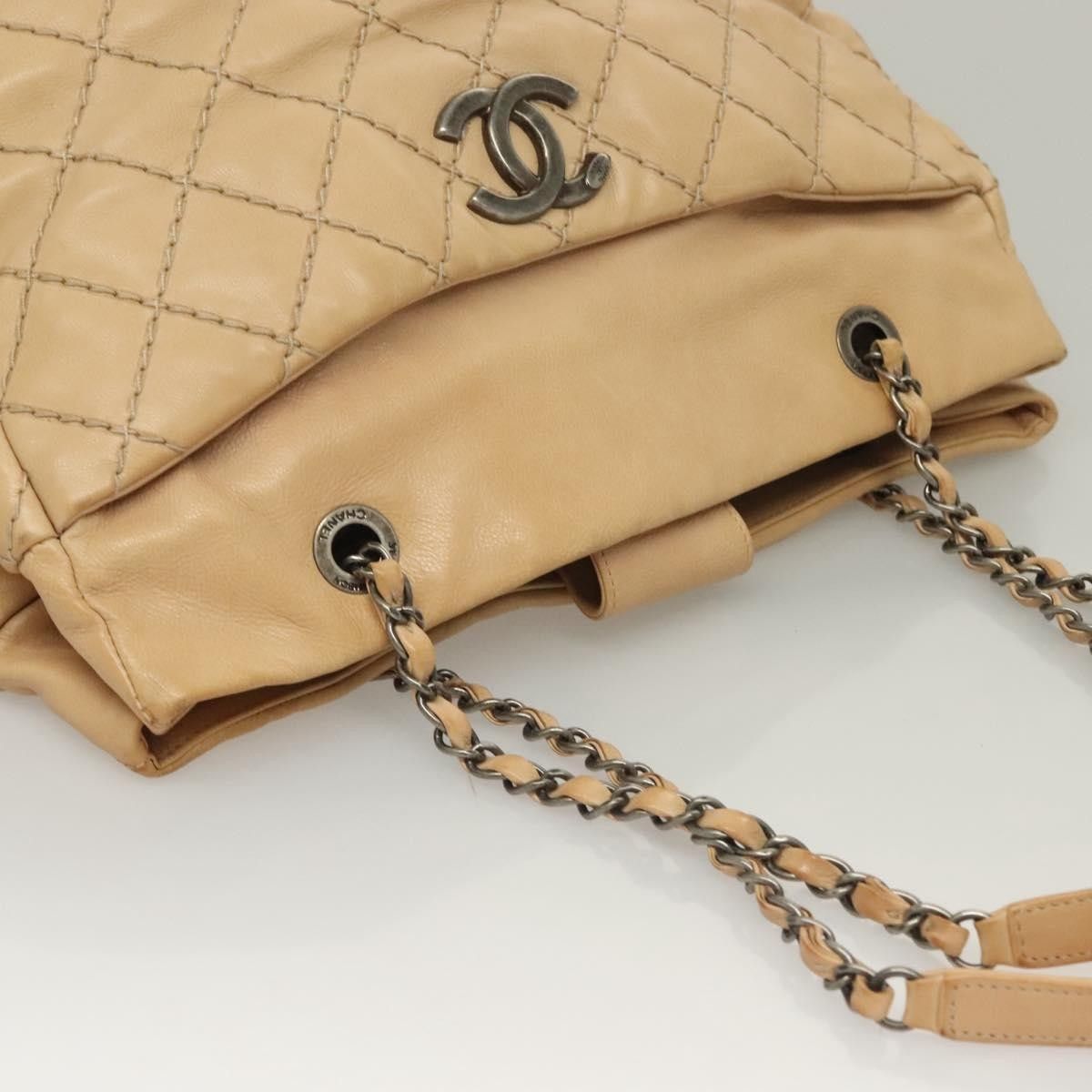 Chanel Chanel Petite Shopping Tote Quilted Calfskin Size ONE SIZE - 13 Thumbnail
