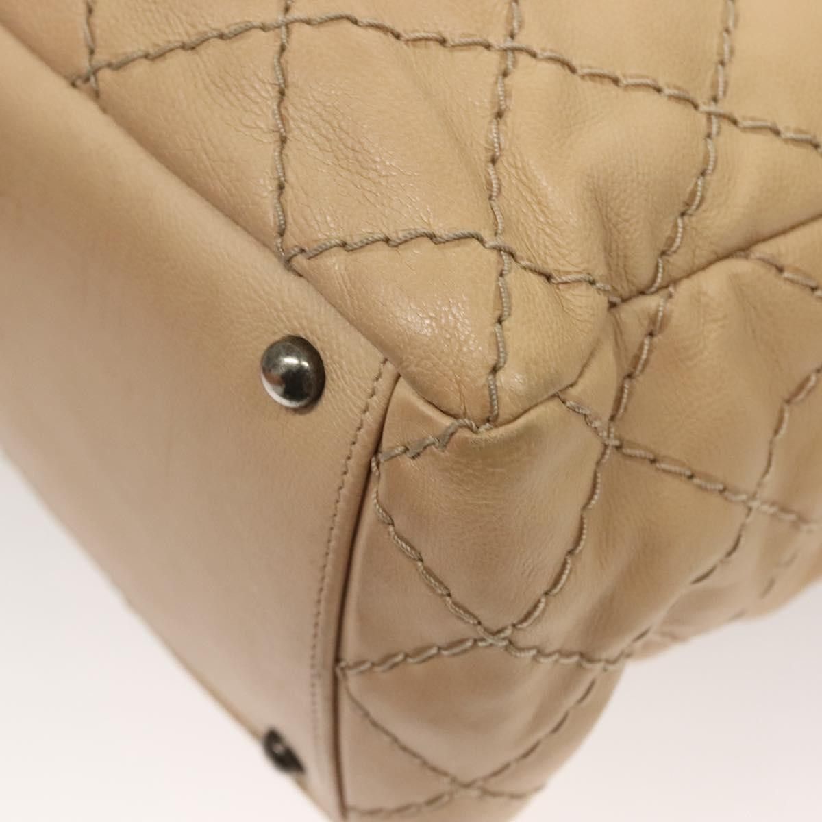Chanel Chanel Petite Shopping Tote Quilted Calfskin Size ONE SIZE - 12 Thumbnail