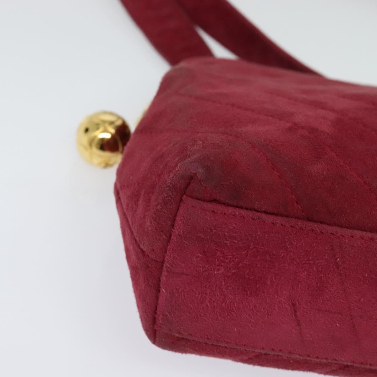Chanel Chanel Vintage Diamond CC Camera Bag Quilted Suede Size ONE SIZE - 10 Thumbnail
