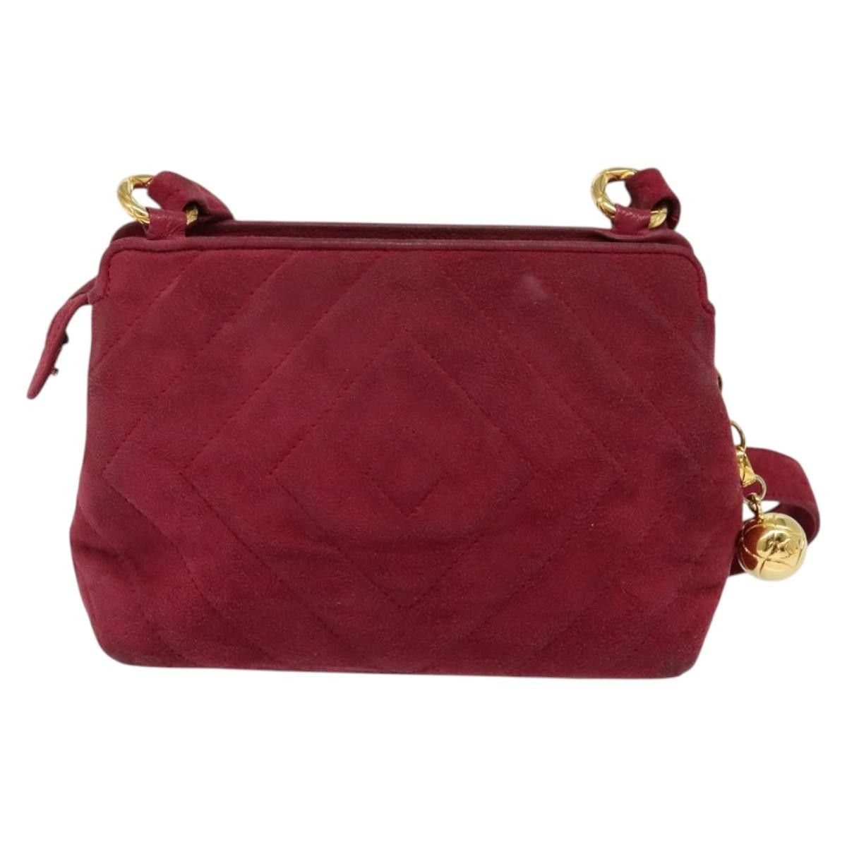 Chanel Chanel Vintage Diamond CC Camera Bag Quilted Suede Size ONE SIZE - 2 Thumbnail