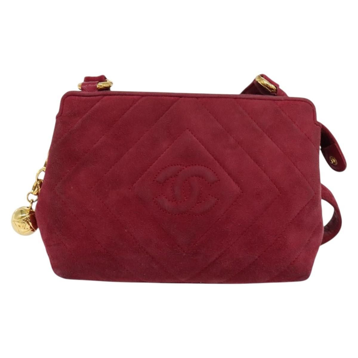 Chanel Chanel Vintage Diamond CC Camera Bag Quilted Suede Size ONE SIZE - 19 Thumbnail