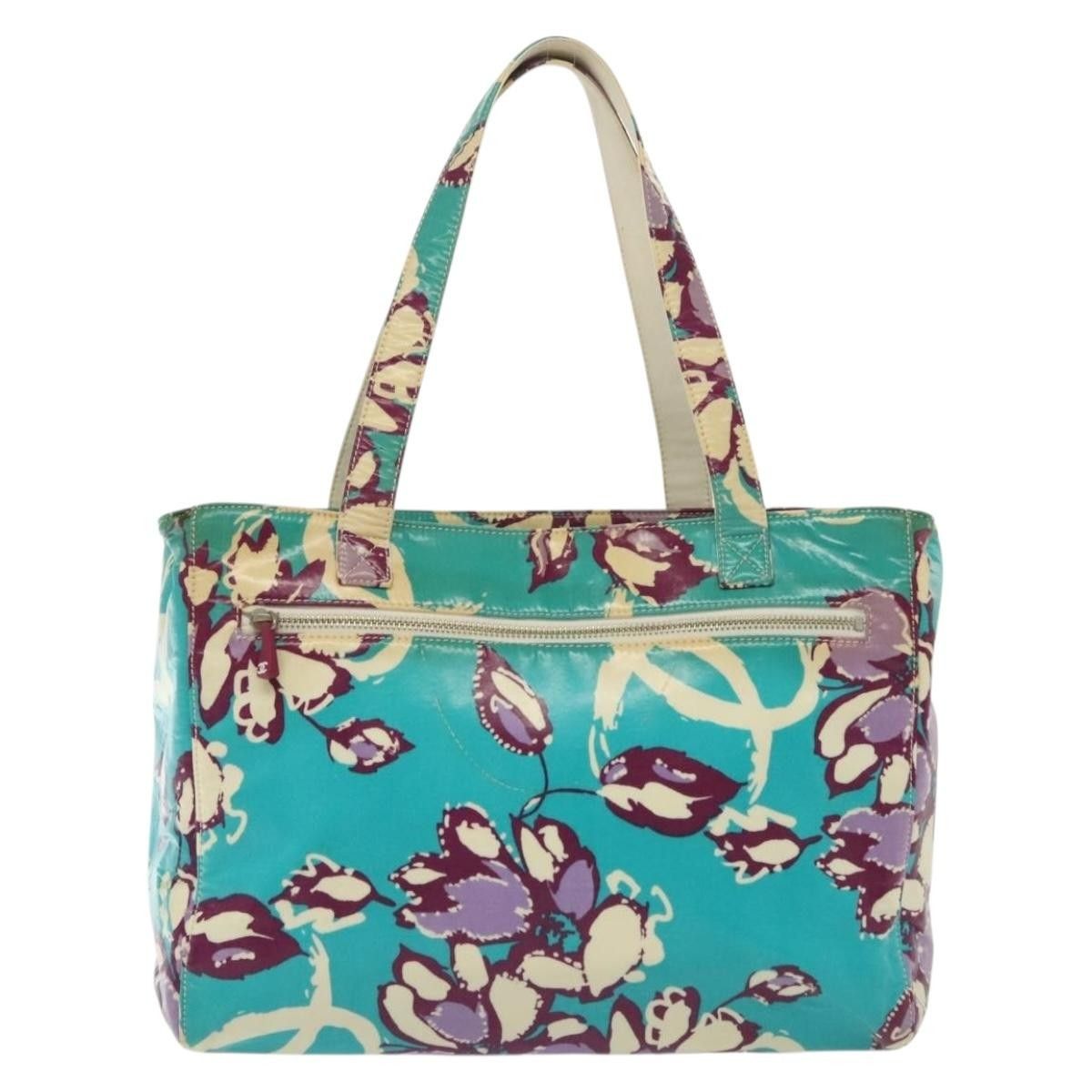 Chanel Chanel Vintage Floral Tote Vinyl Size ONE SIZE - 18 Thumbnail