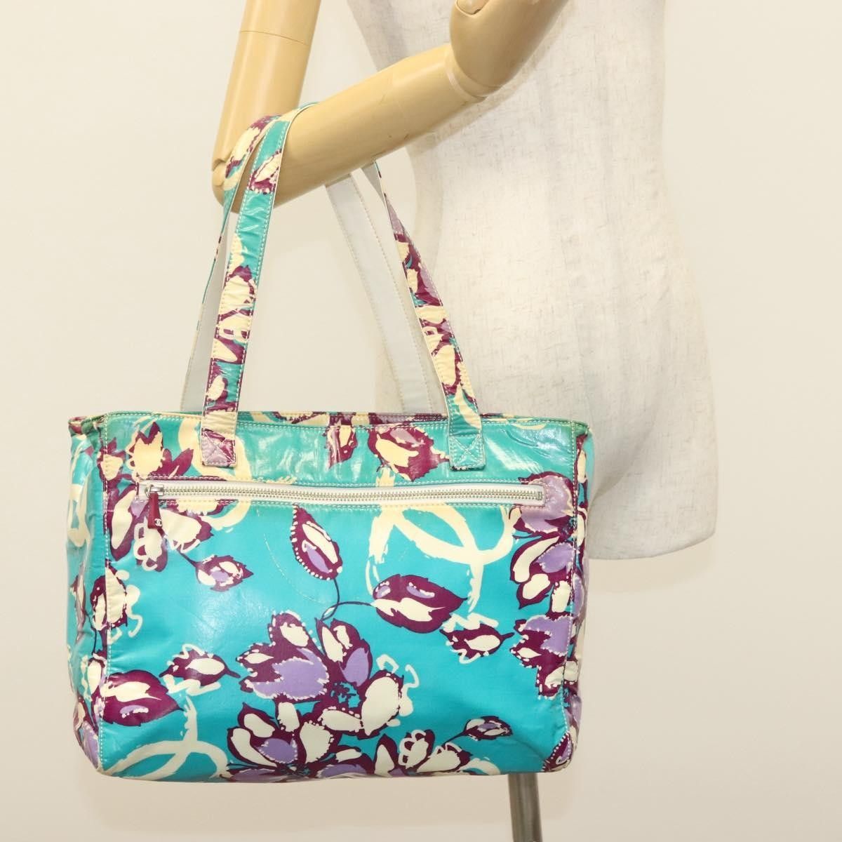 Chanel Chanel Vintage Floral Tote Vinyl Size ONE SIZE - 14 Thumbnail